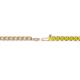 2 - Leslie 2.70 mm Yellow Diamond Eternity Tennis Bracelet 