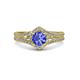 3 - Meryl Signature Tanzanite and Diamond Engagement Ring 