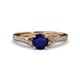 3 - Grianne Signature Blue Sapphire and Diamond Engagement Ring 