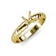 3 - Eudora Retro Semi Mount Solitaire Rope Engagement Ring  