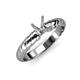 3 - Eudora Retro Semi Mount Solitaire Rope Engagement Ring  