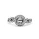 3 - Hana Signature Semi Mount Halo Engagement Ring 