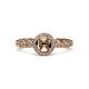 3 - Riona Signature Semi Mount Halo Engagement Ring 