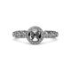 3 - Riona Signature Semi Mount Halo Engagement Ring 