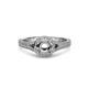 3 - Levana Signature Semi Mount Halo Engagement Ring 