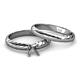 2 - Eudora Classic Semi Mount Solitaire Bridal Set Ring 