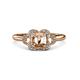 3 - Kyra Signature Semi Mount Floral Engagement Ring 