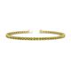 1 - Cliona 2.40 mm Yellow Diamond Eternity Tennis Bracelet 