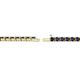 2 - Cliona 2.40 mm Blue Sapphire Eternity Tennis Bracelet 