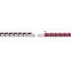 2 - Cliona 2.40 mm Ruby Eternity Tennis Bracelet 