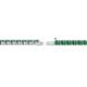 2 - Cliona 2.40 mm Emerald Eternity Tennis Bracelet 