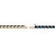 2 - Cliona 2.40 mm Blue Diamond Eternity Tennis Bracelet 