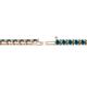 2 - Cliona 2.70 mm London Blue Topaz Eternity Tennis Bracelet 