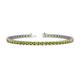 1 - Cliona 2.70 mm Yellow Diamond Eternity Tennis Bracelet 
