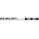 2 - Cliona 2.70 mm Blue Sapphire and Diamond Eternity Tennis Bracelet 