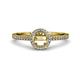 2 - Syna Signature Semi Mount Halo Engagement Ring 
