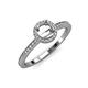 3 - Syna Signature Semi Mount Halo Engagement Ring 