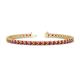 1 - Cliona 3.30 mm Ruby Eternity Tennis Bracelet 