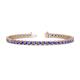 1 - Cliona 3.30 mm Tanzanite Eternity Tennis Bracelet 