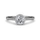 3 - Syna Signature Diamond Halo Engagement Ring 