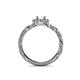 5 - Allene Signature Semi Mount Halo Engagement Ring 