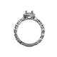5 - Riona Signature Semi Mount Halo Engagement Ring 