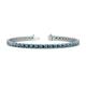 1 - Cliona 3.60 mm London Blue Topaz Eternity Tennis Bracelet 