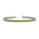1 - Cliona 3.60 mm Yellow Diamond Eternity Tennis Bracelet 