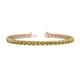 1 - Cliona 3.60 mm Yellow Diamond Eternity Tennis Bracelet 