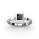 2 - Elcie 1.00 ct Black Diamond Solitaire Ring  