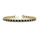 1 - Cliona 4.10 mm Black Diamond Eternity Tennis Bracelet 