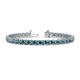 1 - Cliona 4.10 mm London Blue Topaz Eternity Tennis Bracelet 