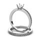 3 - Janina Classic Semi Mount Solitaire Bridal Set Ring 