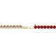 2 - Leslie 2.70 mm Ruby Eternity Tennis Bracelet 