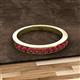 2 - Kathiryn 2.30 mm Ruby 11 Stone Wedding Band 