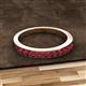 2 - Kathiryn 2.30 mm Ruby 11 Stone Wedding Band 