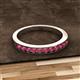 2 - Kathiryn 2.30 mm Rhodolite Garnet 11 Stone Wedding Band 