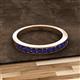 2 - Kathiryn 2.30 mm Blue Sapphire 11 Stone Wedding Band 