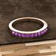 2 - Kathiryn 2.30 mm Amethyst 11 Stone Wedding Band 