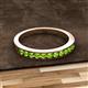2 - Kathiryn 2.30 mm Peridot 11 Stone Wedding Band 