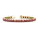 1 - Leslie 4.00 mm Ruby Eternity Tennis Bracelet 