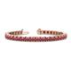 1 - Leslie 4.00 mm Ruby Eternity Tennis Bracelet 