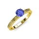 4 - Janina Classic Tanzanite Solitaire Engagement Ring 