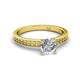 3 - Janina Classic Diamond Solitaire Engagement Ring 