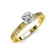 4 - Janina Classic Diamond Solitaire Engagement Ring 