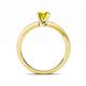 5 - Janina Classic Yellow Diamond Solitaire Engagement Ring 