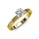 3 - Cael Classic GIA Certified 6.50 mm Round Diamond Solitaire Engagement Ring 