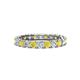 1 - Laida 3.00 mm Yellow and White Diamond Eternity Band 