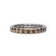 1 - Laida 3.00 mm Smoky Quartz Eternity Band 