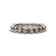 1 - Laida 3.40 mm Smoky Quartz Eternity Band 